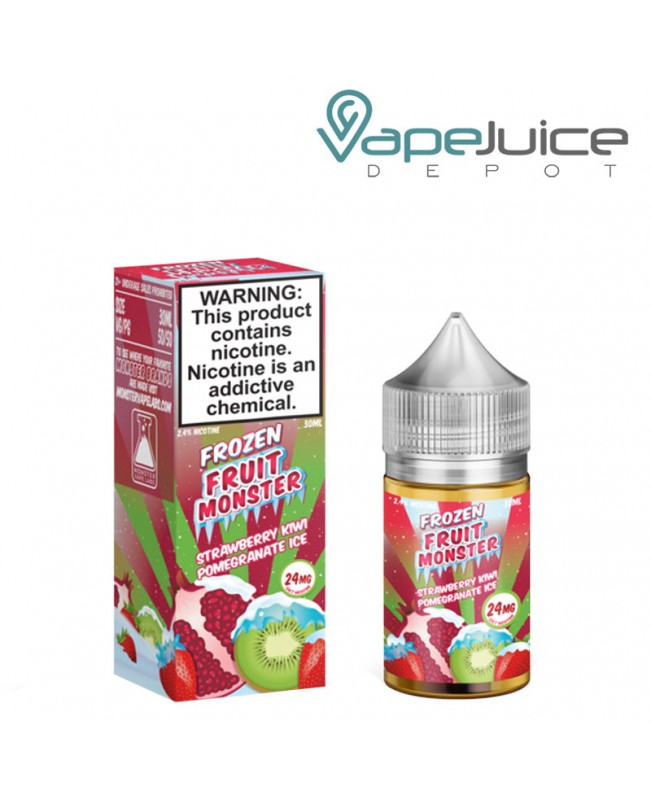 Strawberry Kiwi Pomegranate Ice Frozen Fruit Monster Salts 30ml