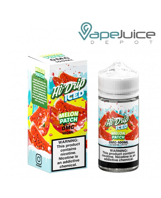 ICED Melon Patch Hi-Drip eLiquid 100ml