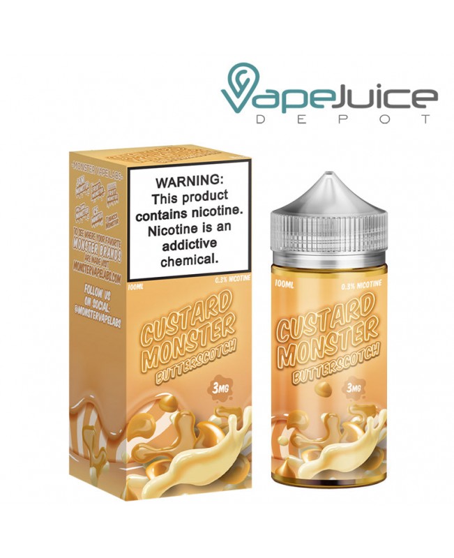 Butterscotch Custard Monster eLiquid 100ml