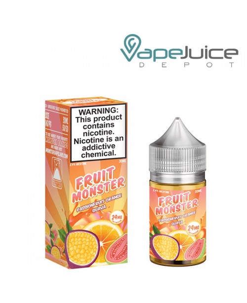 Passionfruit Orange Guava Fruit Monster Salts 30ml