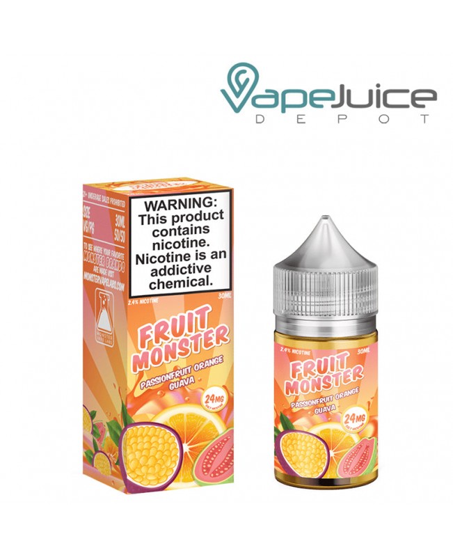 Passionfruit Orange Guava Fruit Monster Salts 30ml