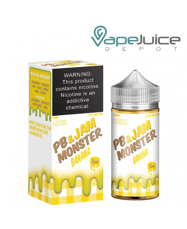 Banana PB and Jam Monster eLiquid 100ml