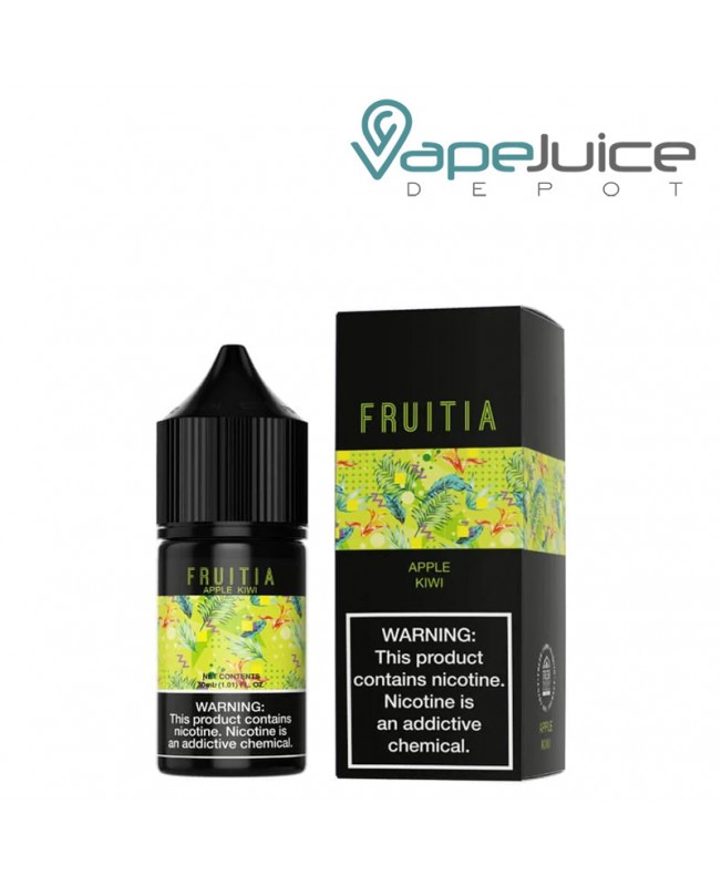 Apple Kiwi (Apple Kiwi Crush) Salt Fruitia Fresh Farms 30ml