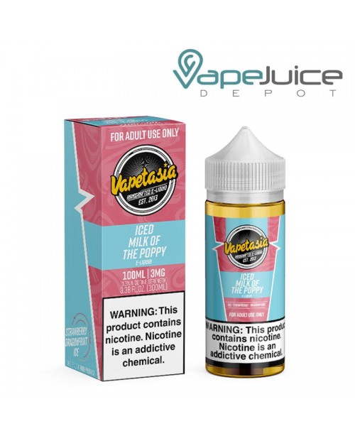 ICED Milk of The Poppy Vapetasia eLiquid 100ml