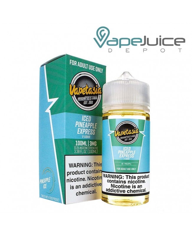 ICED Pineapple Express Vapetasia eLiquid 100ml