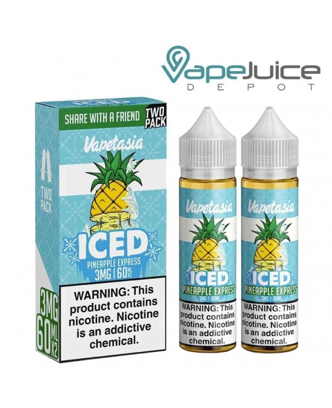 ICED Pineapple Express Vapetasia eLiquid 100ml