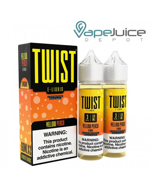 Yellow Peach Twist E-Liquid 120ml