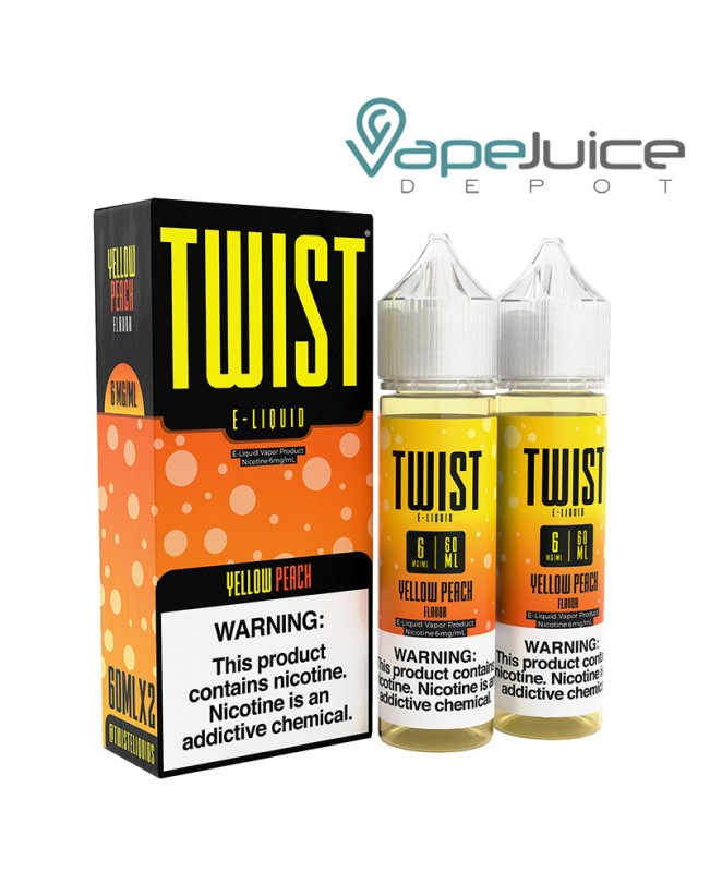 Yellow Peach Twist E-Liquid 120ml