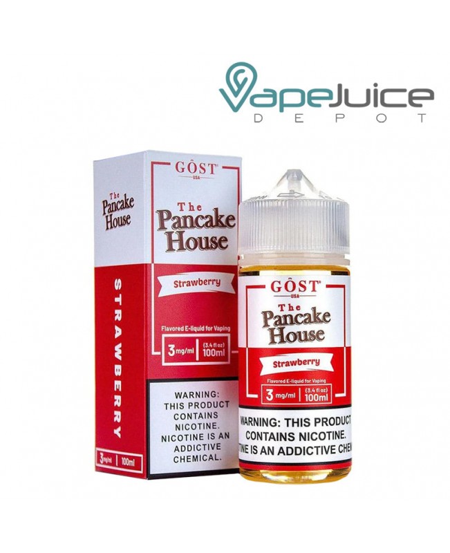 Glazed Strawberry The Pancake House eLiquid 100ml