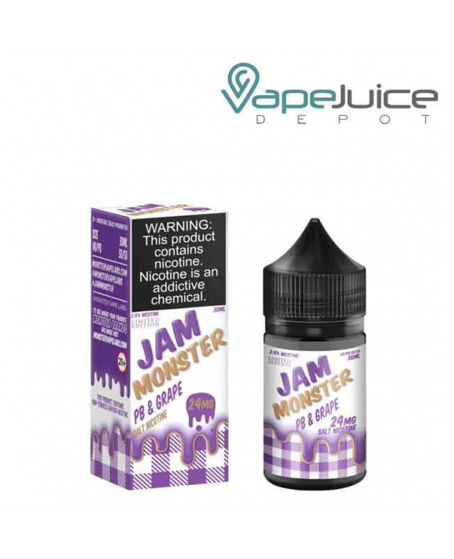 PB & Jam Monster Grape Nicotine Salt 30ml