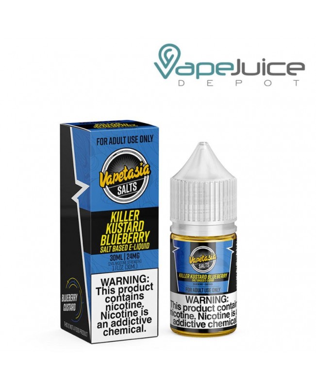 Killer Kustard Blueberry Vapetasia Salts 30ml