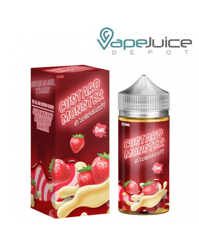 Strawberry Custard Monster eLiquid 100ml