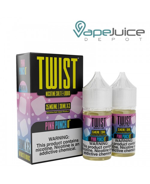 Pink Punch 0° (Pink 0°) Twist Salt E-Liquid 60ml