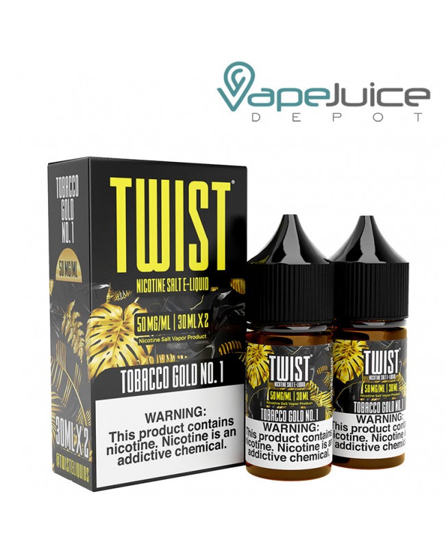 Tobacco Gold No. 1 Twist Salt E-Liquid 60ml