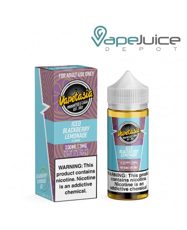 ICED Blackberry Lemonade Vapetasia eLiquid 100ml