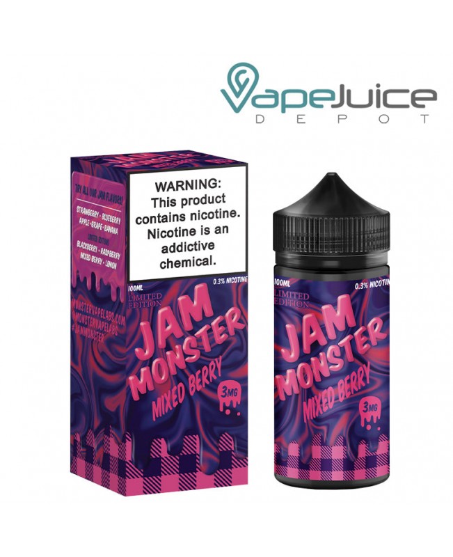 Mixed Berry Jam Monster eLiquid 100ml