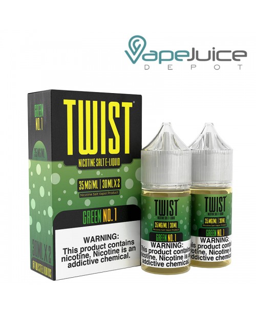 Green No 1 Twist Salt E-Liquid 60ml