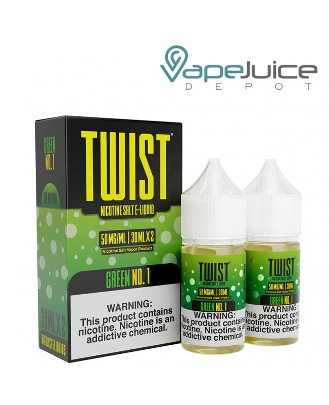 Green No 1 Twist Salt E-Liquid 60ml