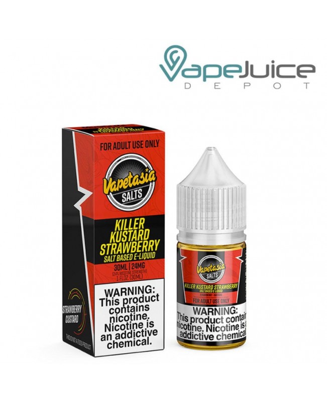 Killer Kustard Strawberry Vapetasia Salts 30ml