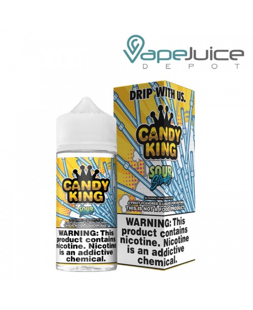 Sour Straws Candy King eLiquid 100ml