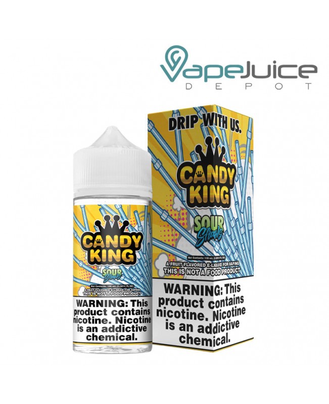 Sour Straws Candy King eLiquid 100ml