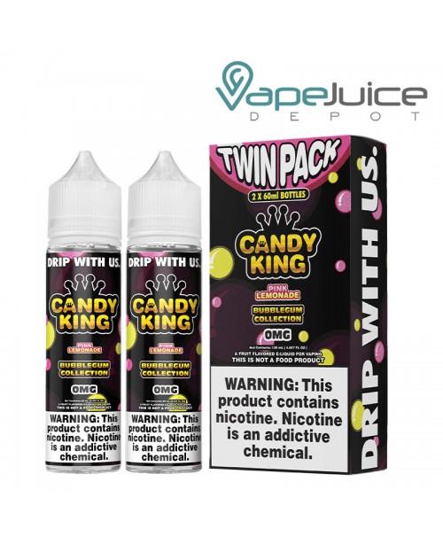 Pink Lemonade Candy King Bubblegum 120ml