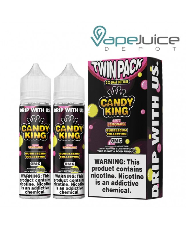 Pink Lemonade Candy King Bubblegum 120ml