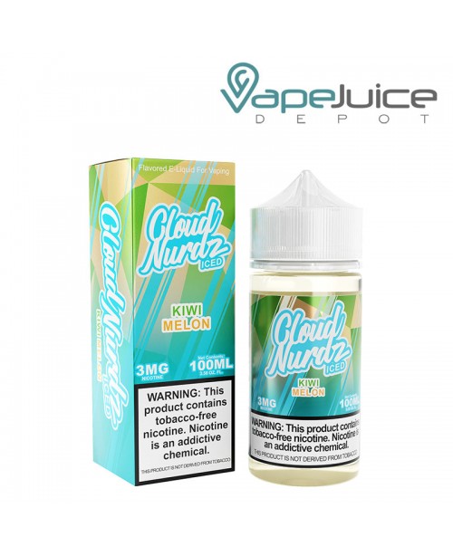 ICED Kiwi Melon TFN Cloud Nurdz eLiquid 100ml