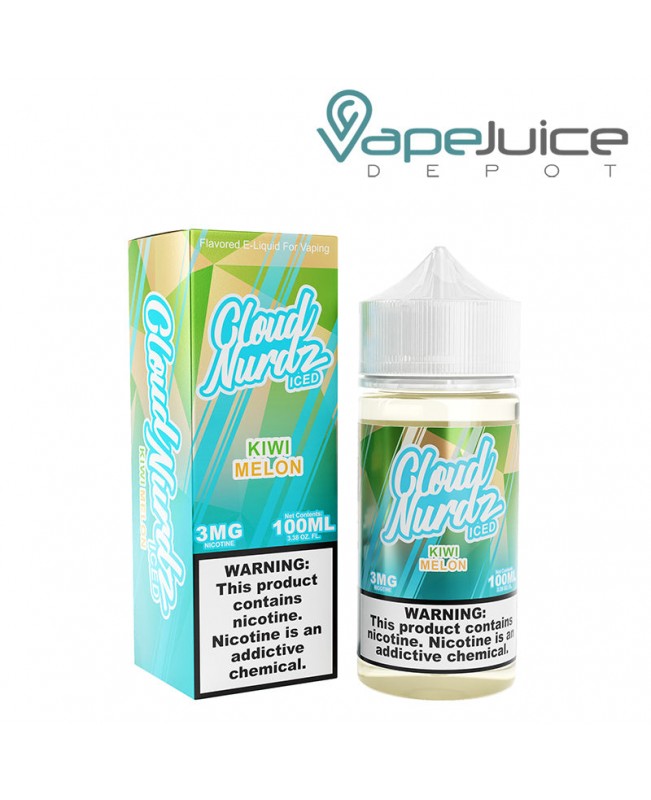 ICED Kiwi Melon TFN Cloud Nurdz eLiquid 100ml