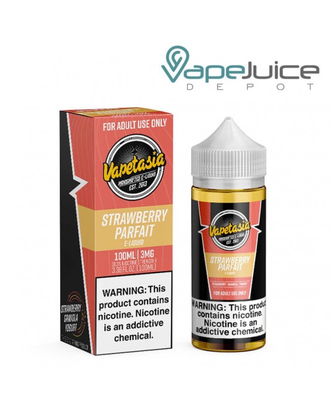 Parfait Strawberry Vapetasia eLiquid 100ml