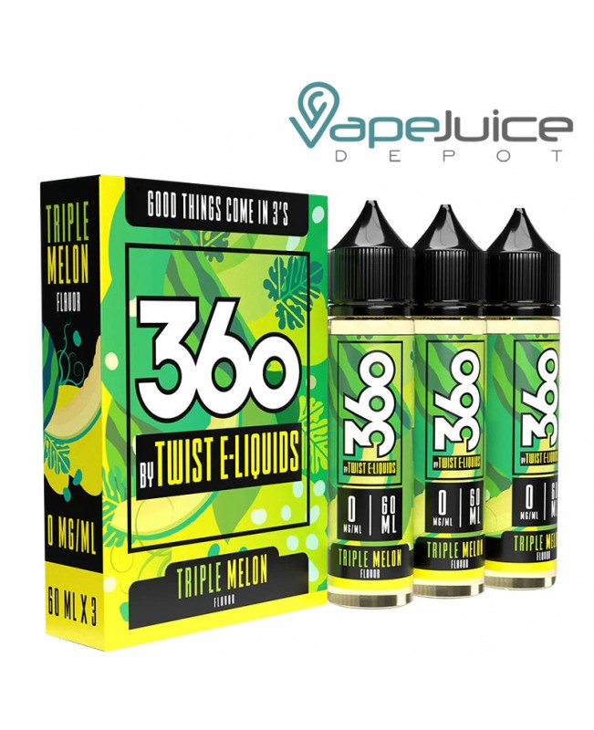 Triple Melon 360 Twist eLiquid 180ml