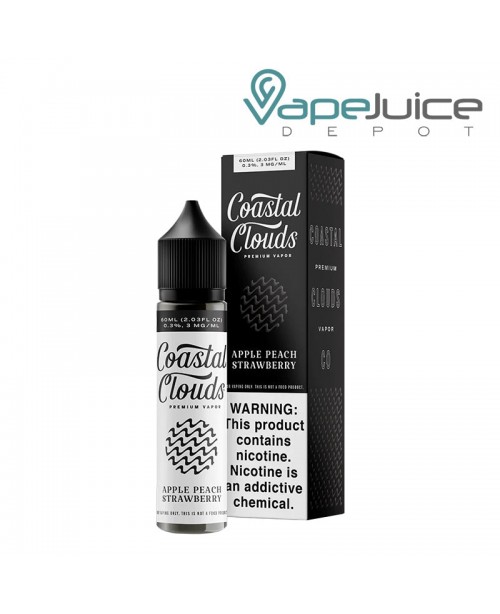 Apple Peach Strawberry Coastal Clouds eLiquid 60ml