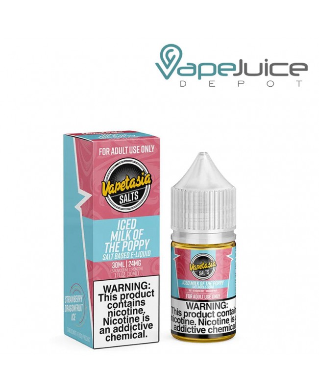 ICED Milk of The Poppy Vapetasia Salts 30ml