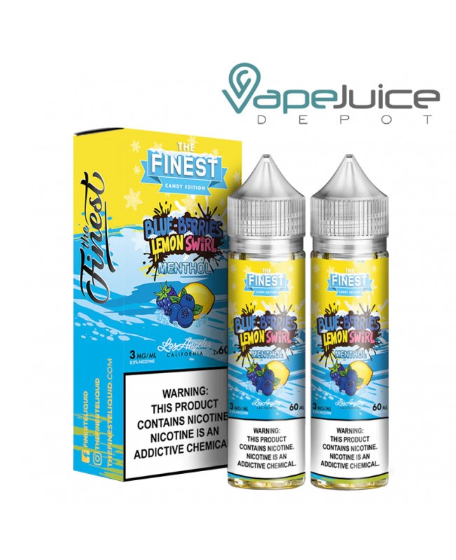 Blue Berries Lemon Swirl on ICE Finest Sweet & Sour 120ml