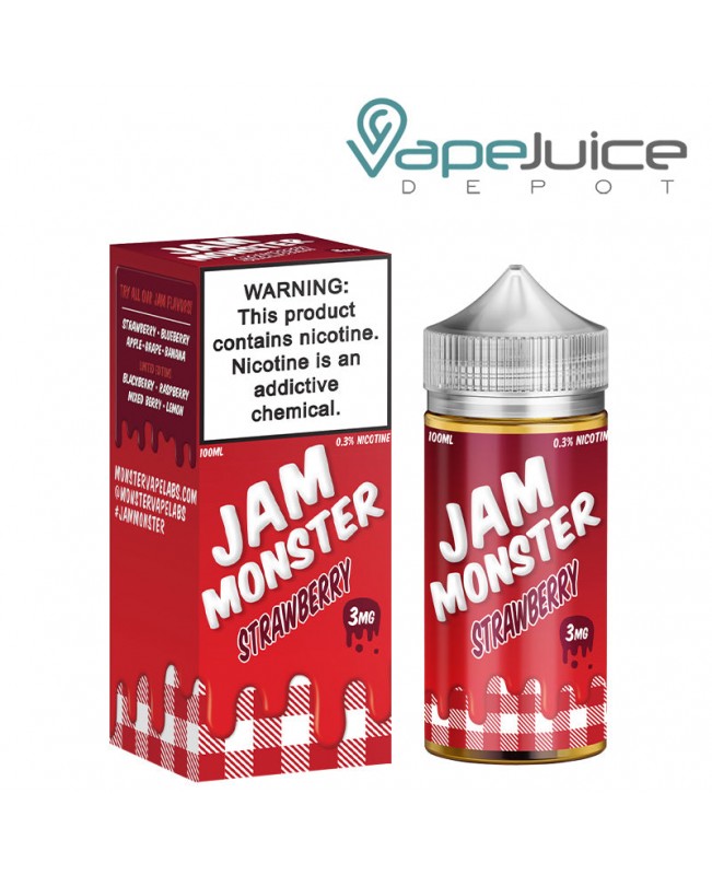 Strawberry Jam Monster eLiquid 100ml