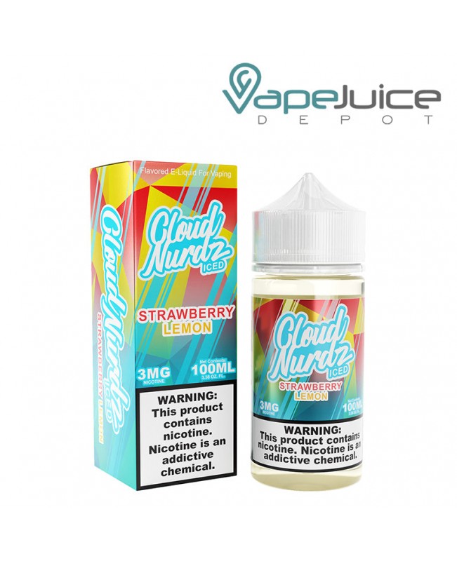 ICED Strawberry Lemon TFN Cloud Nurdz 100ml