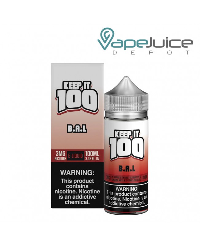 B.A.L. Keep it 100 TFN eLiquid