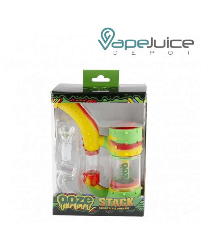 Ooze Stack Pipe Silicone Bubbler