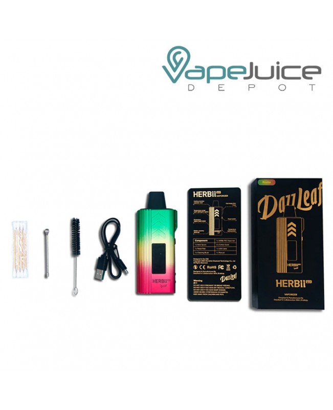 DazzLeaf Herbii Pro Dry Herb Vaporizer Kit