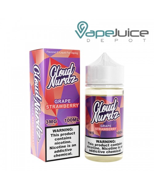 Grape Strawberry Cloud Nurdz eLiquid 100ml