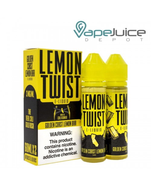 Golden Coast Lemon Bar Twist E-liquid 120ml