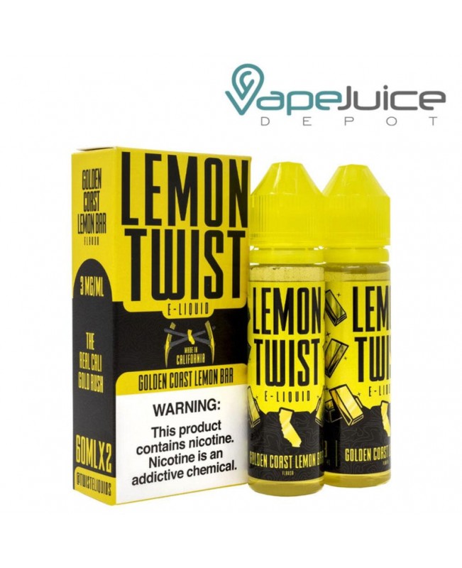 Golden Coast Lemon Bar Twist E-liquid 120ml